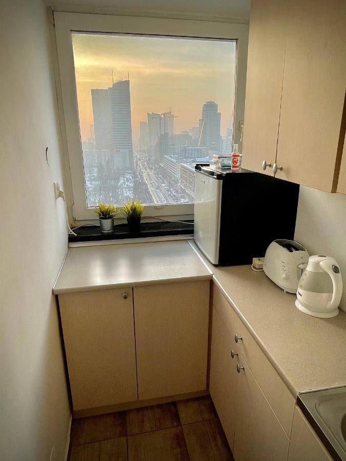 Super Apartament Blue Scisle Centrum Dwie Linie Metra Netflix Wifi 300 Mbs Panorama Miasta Варшава Екстериор снимка