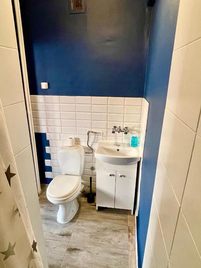 Super Apartament Blue Scisle Centrum Dwie Linie Metra Netflix Wifi 300 Mbs Panorama Miasta Варшава Екстериор снимка